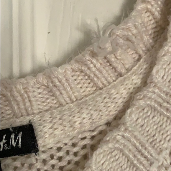 H&M Cream Sweater Tunic Dress - Picture 4 of 6